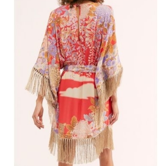 New spell x free people willow tassel mini dress S - Picture 11 of 11